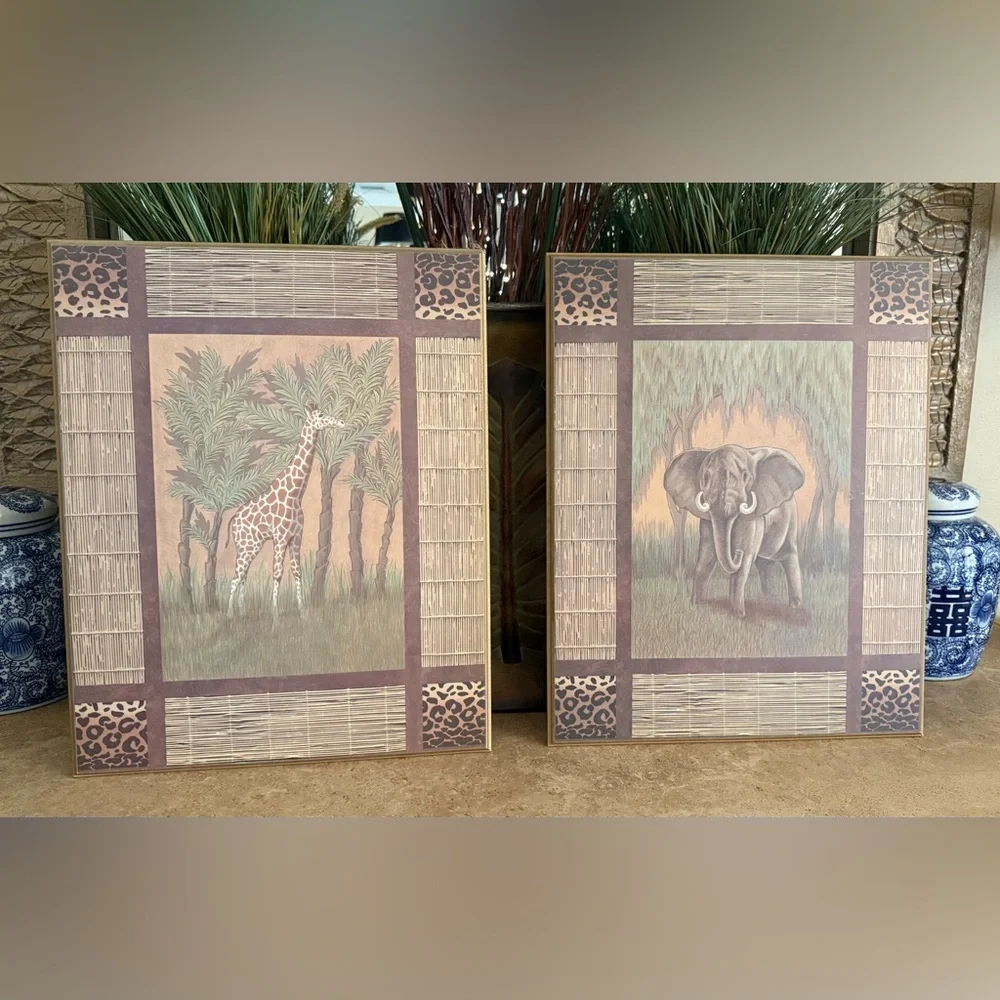 Global Safari Elephant Wall Art
